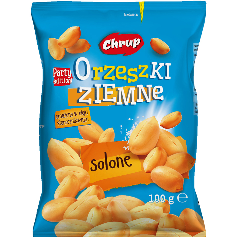 Chrup orzeszki ziemne smaż. solone 100g