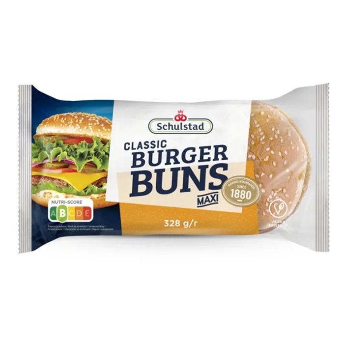 Bułka Schulstad hamburger maxi 4szt.328g