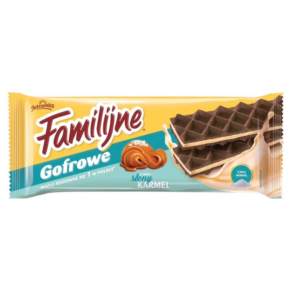 Wafle z musem słony karmel Gofrowe Familijne 140g