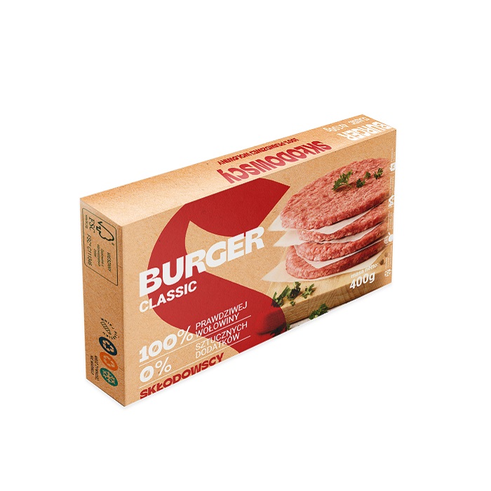 Burger Classic 100% wołowiny 400g