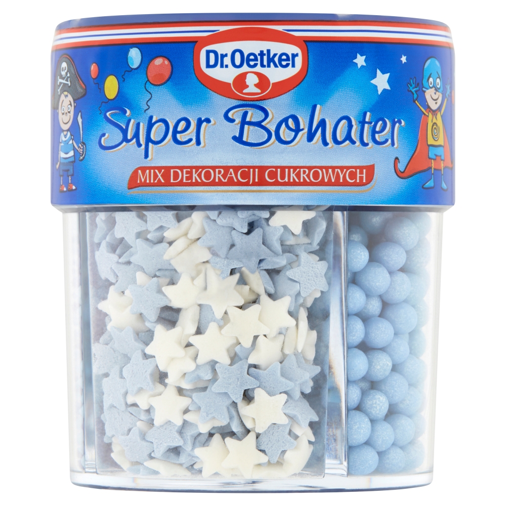 Super Bohater - mix dekoracji cukrowych 4-cell 76g esklep.polomarket.pl