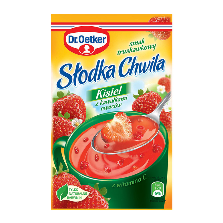 Kisiel Truskawka z Owocami Słodka Chwila 31,5g esklep.polomarket.pl