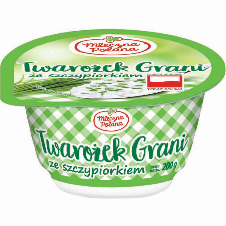 Twarożek grani ze szczypiorkiem Mleczna Polana 200g