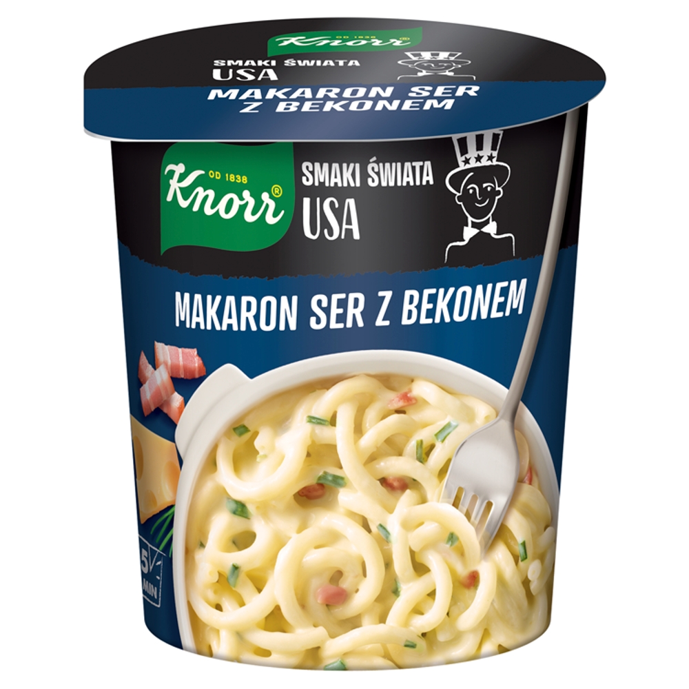 Danie makaron ser z bekonem Knorr 71g esklep.polomarket.pl