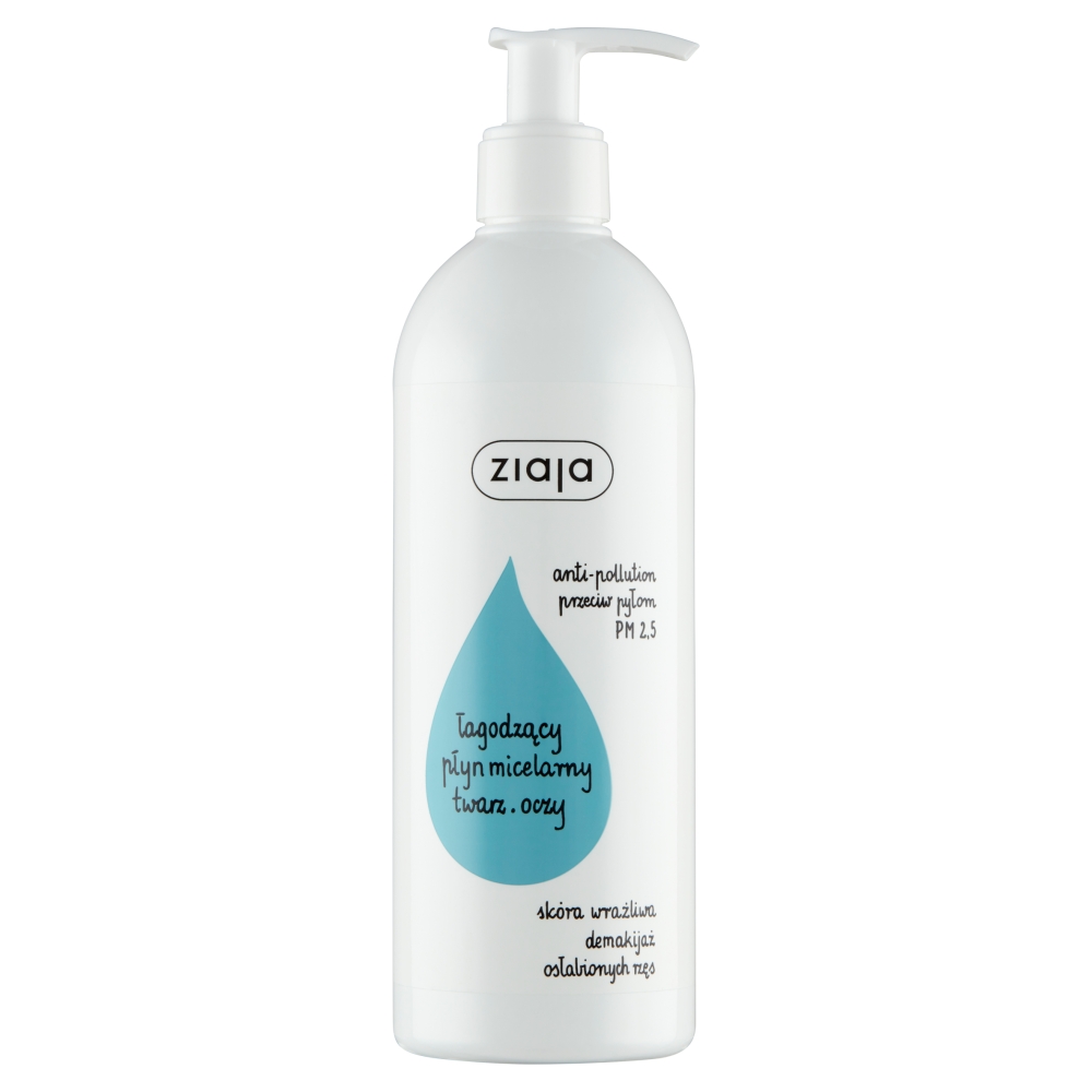 Pianka oczyszczająca skóra sucha / Płynmicelarny łagodzący Ziaja 150/390ml sort