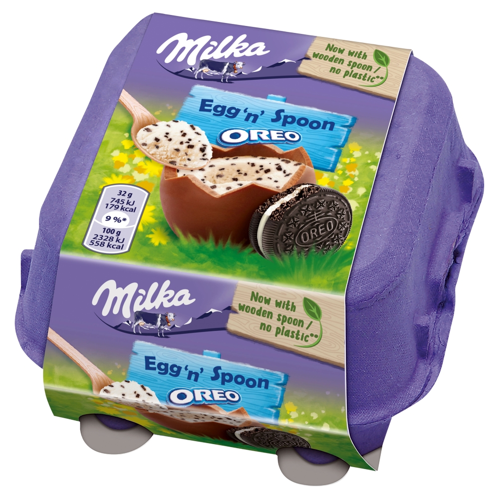 Jajka czekoladowe z łyżeczką Oreo Milka128g