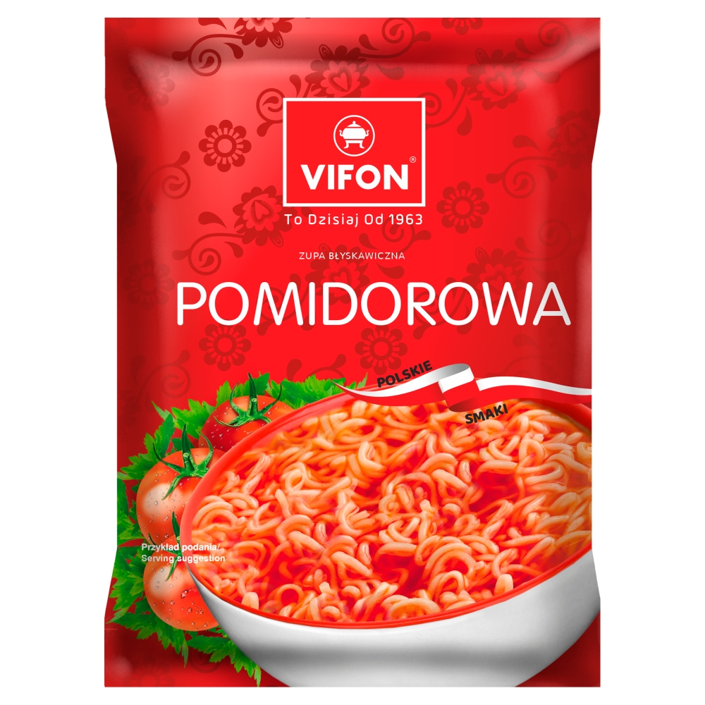 Zupa Polskie Smaki pomidorowa/serowa/rosół/gulaszowa Vifon sort 65g