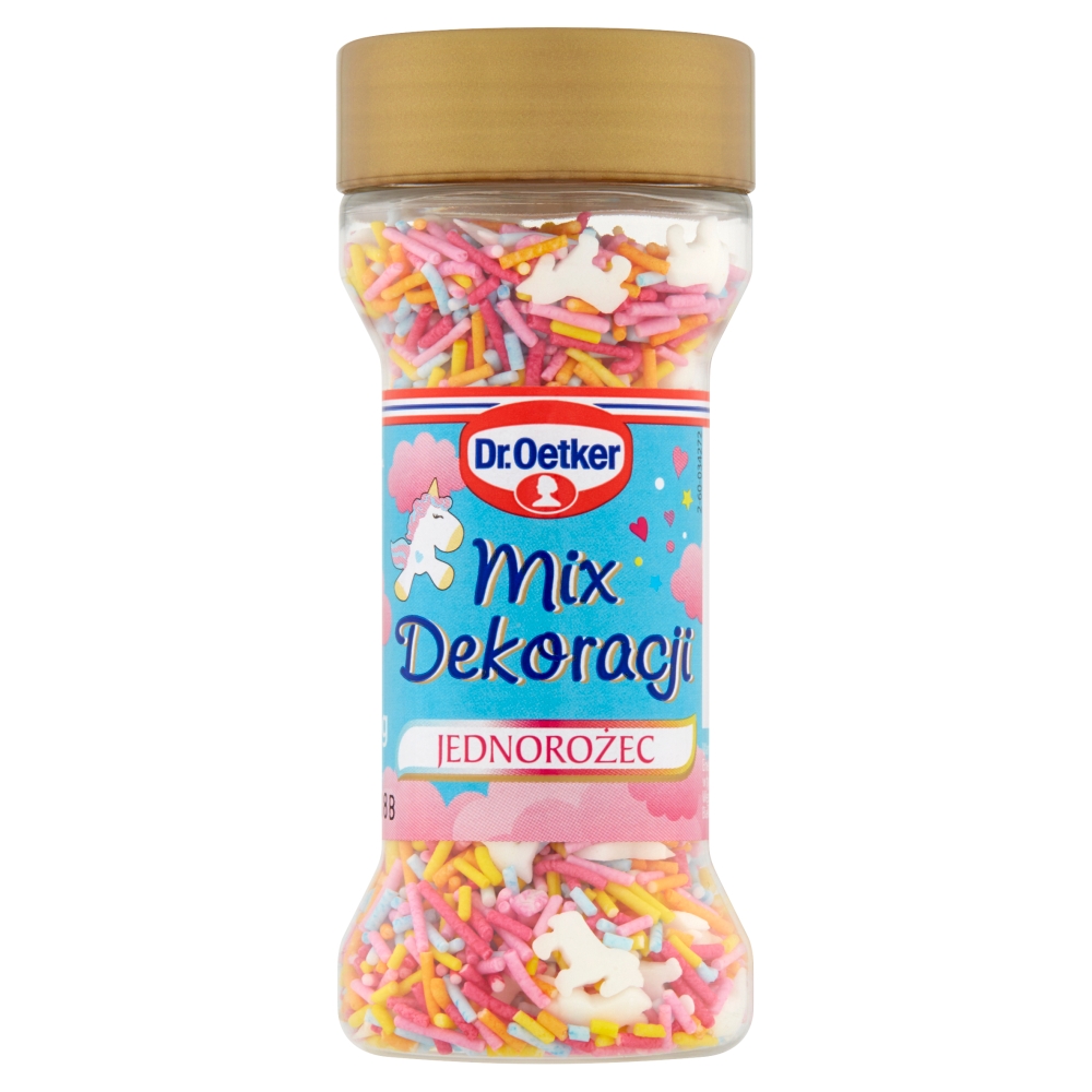 Jednorożec mix dekoracji Dr Oetker 52g