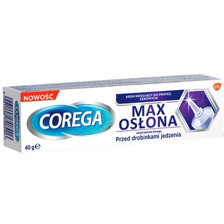 Krem mocujący do protez zębowych Max Osłona Corega 40g