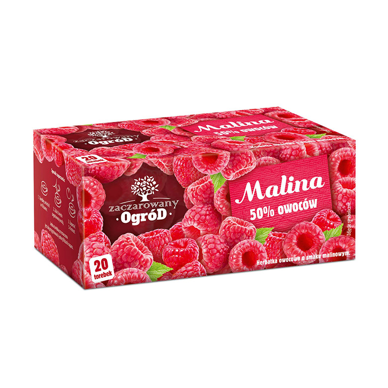 Herbatka owocowa malina z żurawiną Zaczarowany Ogród 40g