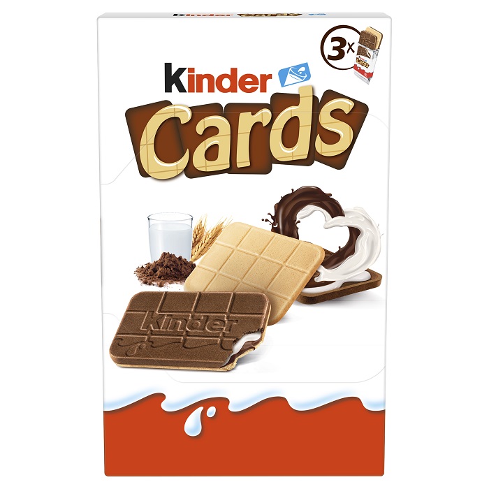 Ciastka Cards Kinder 76,8g esklep.polomarket.pl