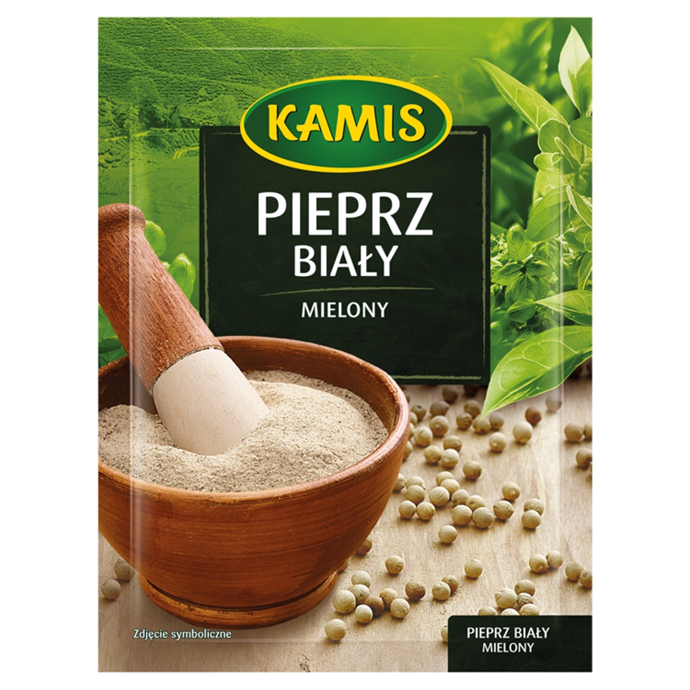 Pieprz Kamis Biały Mielony 15g