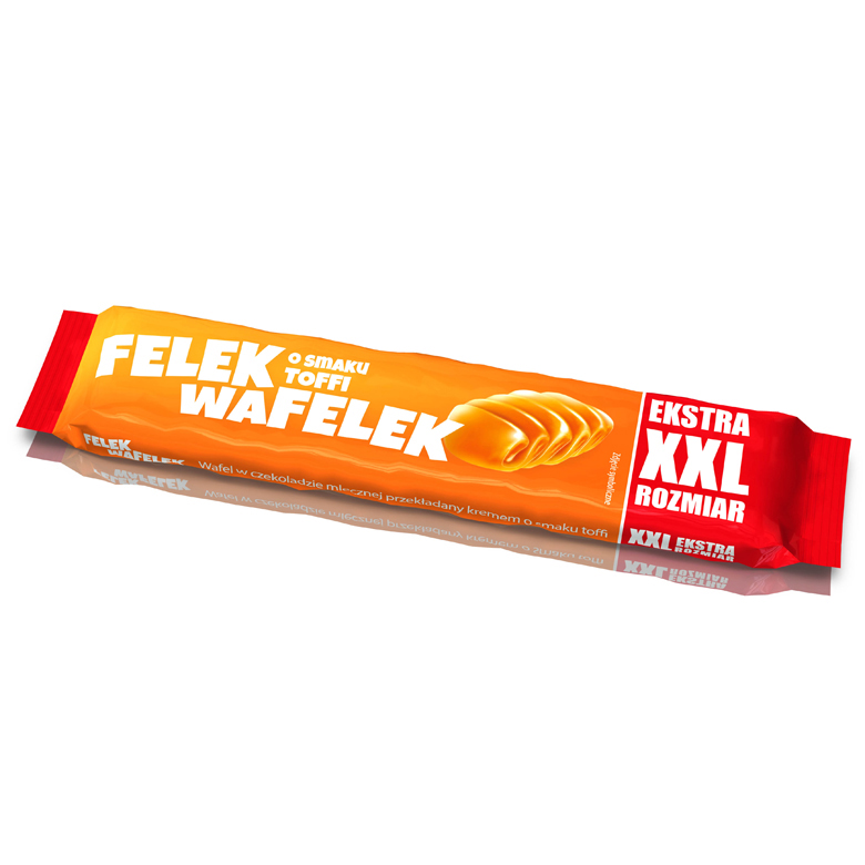 Wafelek w czekoladzie toffi Felek 50g