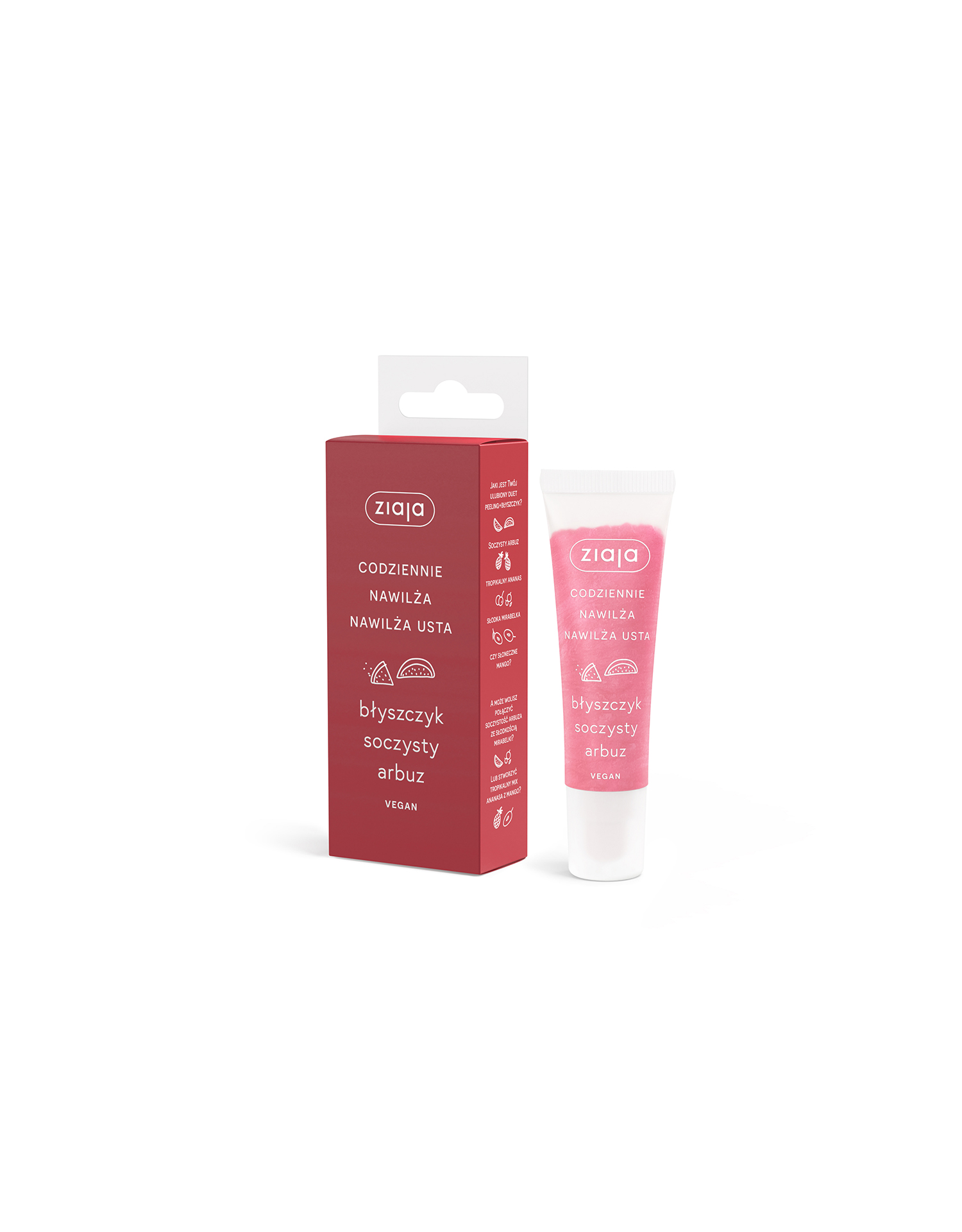 Błyszczyk soczysty arbuz Ziaja 12ml
