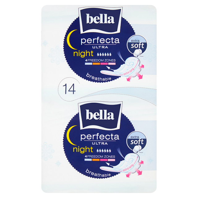Podpaski  Perfecta Night  Bella 14szt