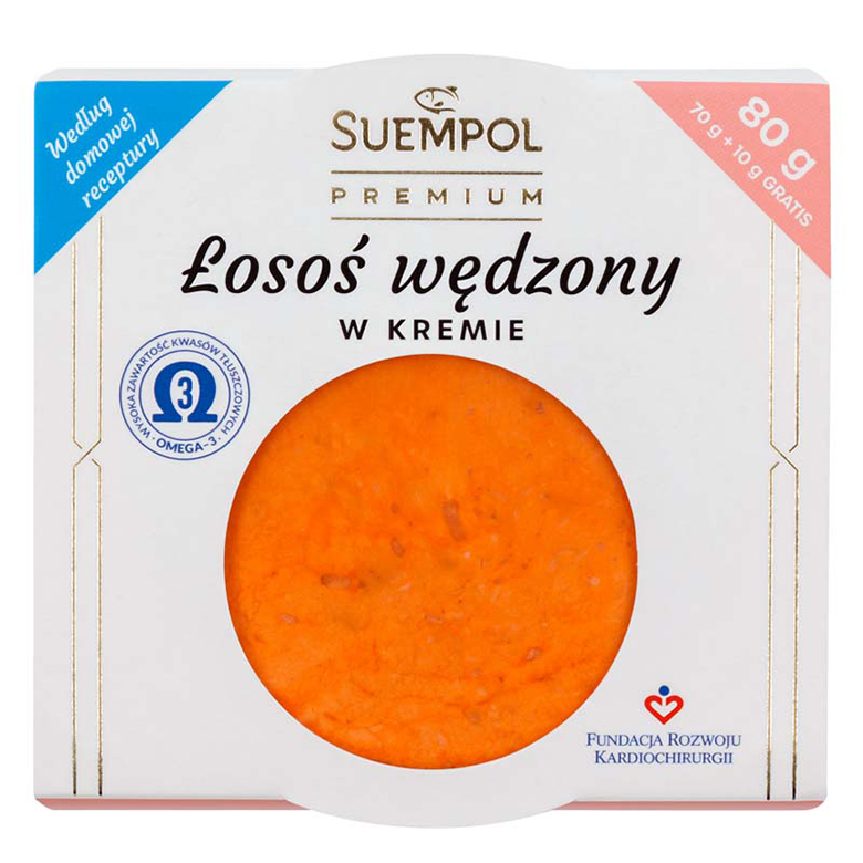 Wędzony łosoś w kremie Suempol 80g