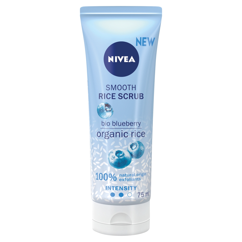 Peeling ryżowy z bio borówkami - Smooth it Rice Scrub Nivea 75 ml