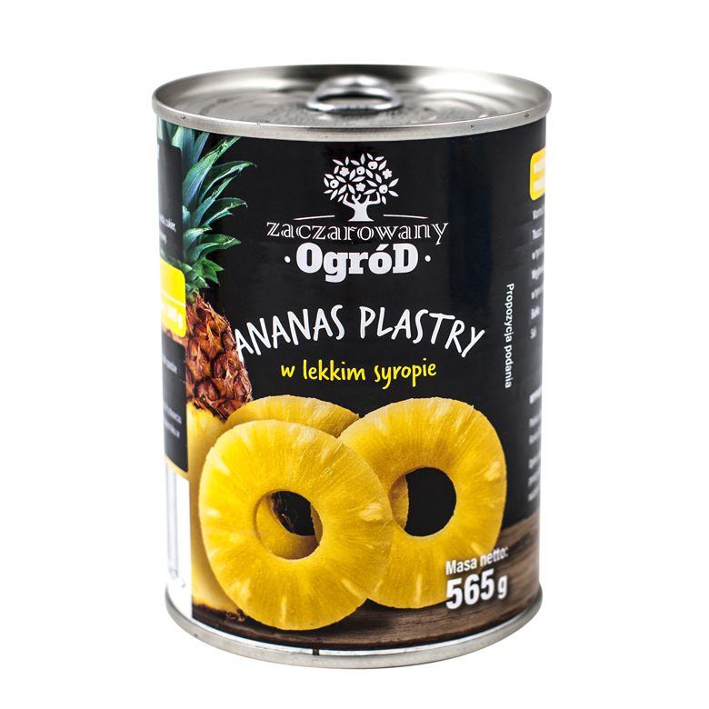 Ananas plastry w syropie Zaczarowany Ogród 565g