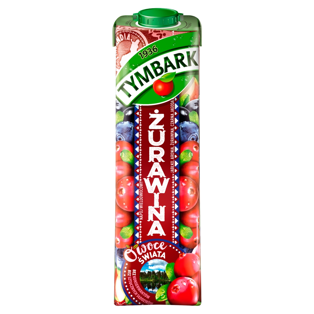 Napój Owoce Świata żurawina-jagoda-jabłko 1L esklep.polomarket.pl