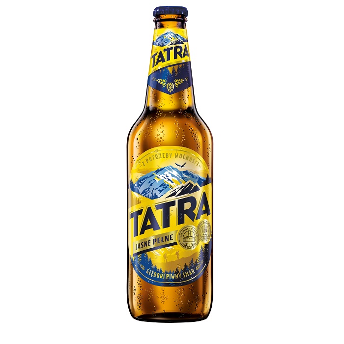 Piwo Jasne Pełne Tatra butelka zwrotna 0,5L
