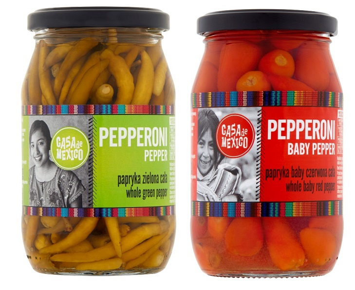 Pepperoni Peper cała czerwona/ zielona 325g/170g