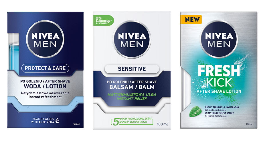 Woda lub Balsam Nivea po goleniu 100ml sort esklep.polomarket.pl