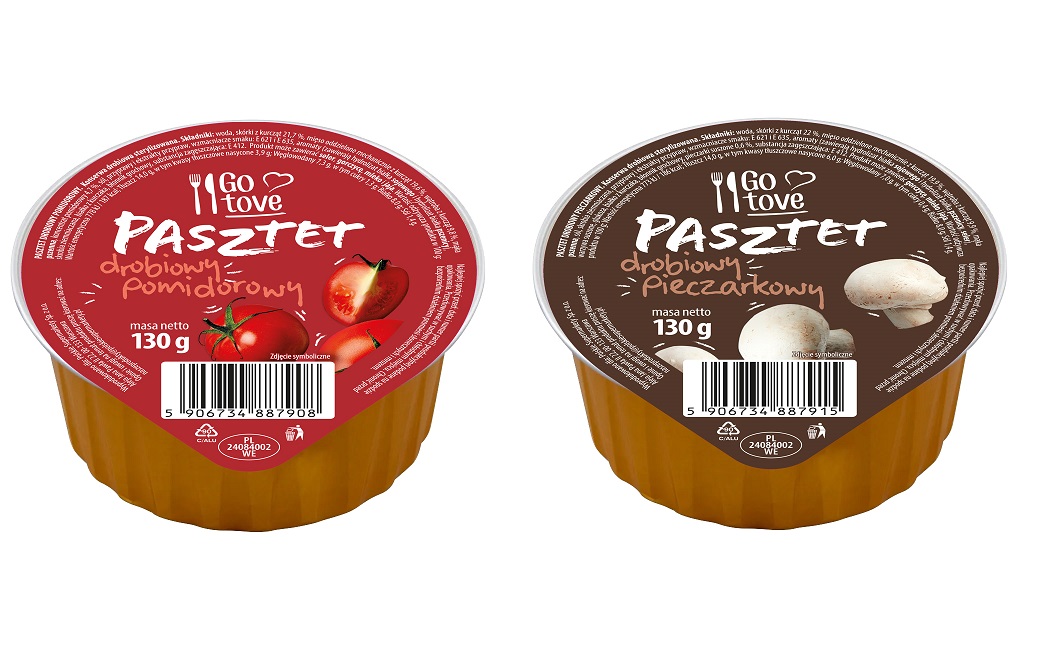 Pasztet z drobiem  Gotove sort 130g