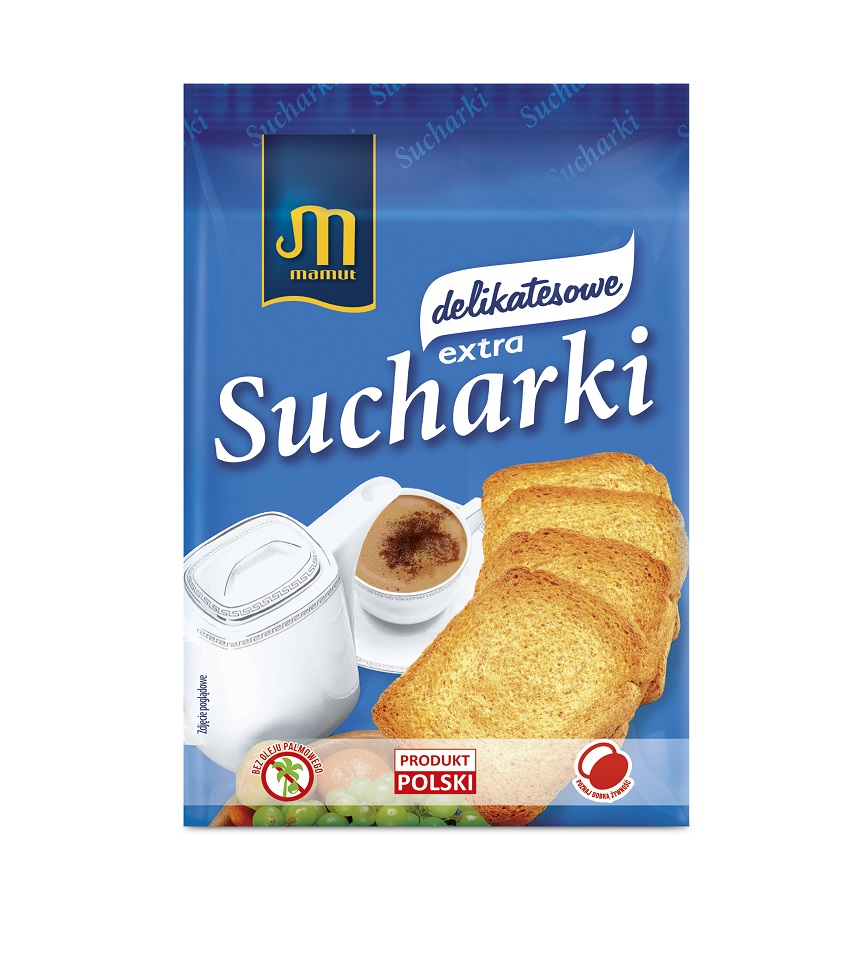 Sucharki delikatesowe extra Mamut 230g esklep.polomarket.pl