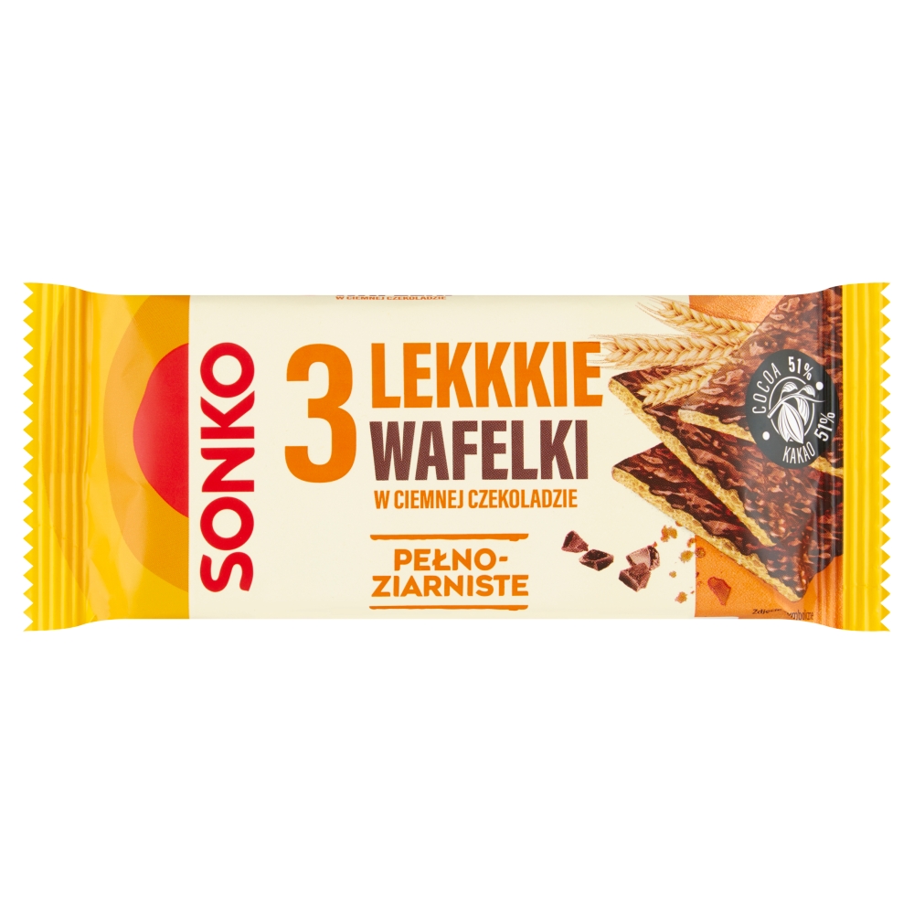 Sonko Lekkkie Wafelki pełnoziar. w czek