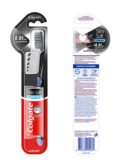 Szczoteczka do zębów Slim Soft CharcoalColgate 1szt esklep.polomarket.pl