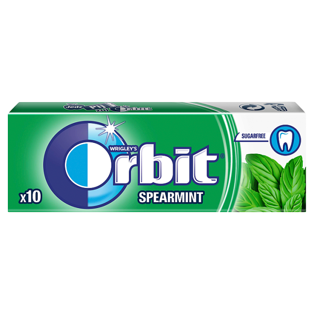 Guma Spearmint  Orbit 14g esklep.polomarket.pl