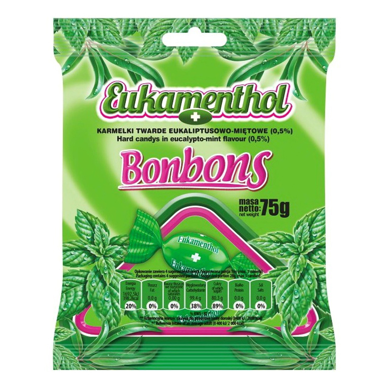 Karmelki Eukamenthol   ZPC Nord 75g