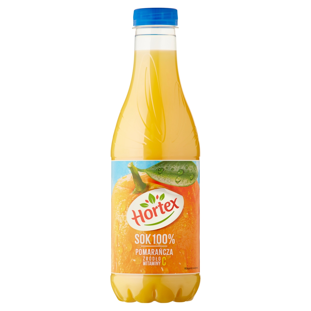 Sok pomarańczowy 100% Hortex pet 1L esklep.polomarket.pl