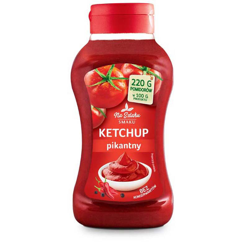 Ketchup pikantny bez konserwantów Na Szlaku Smaku 560g