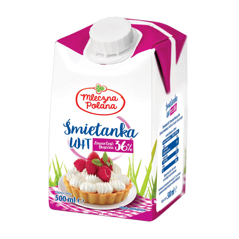 Śmietanka  UHT 36% Mleczna Polana 500ml