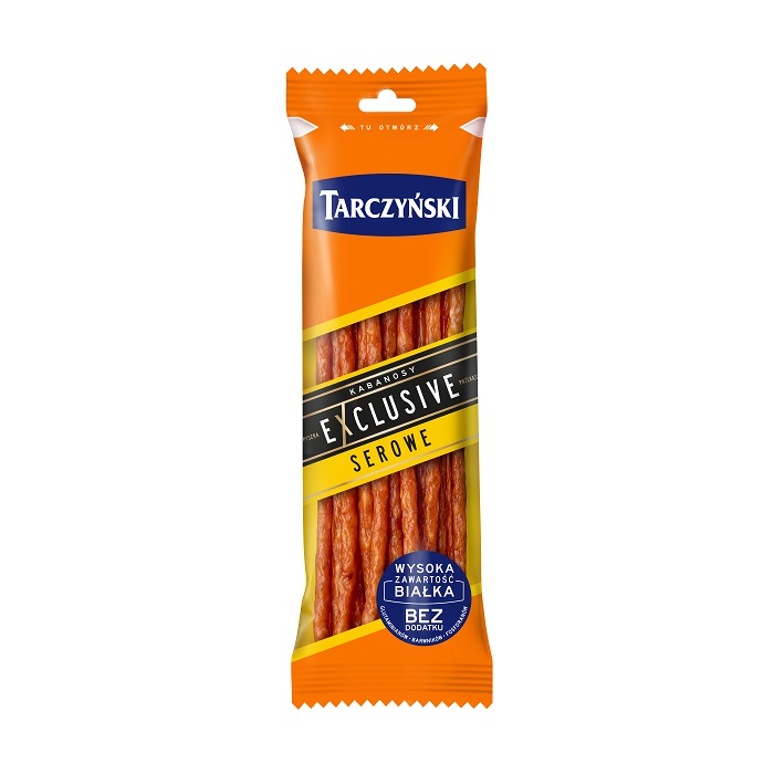 Kabanos Exclusive Serowy 105g Tarczyński esklep.polomarket.pl