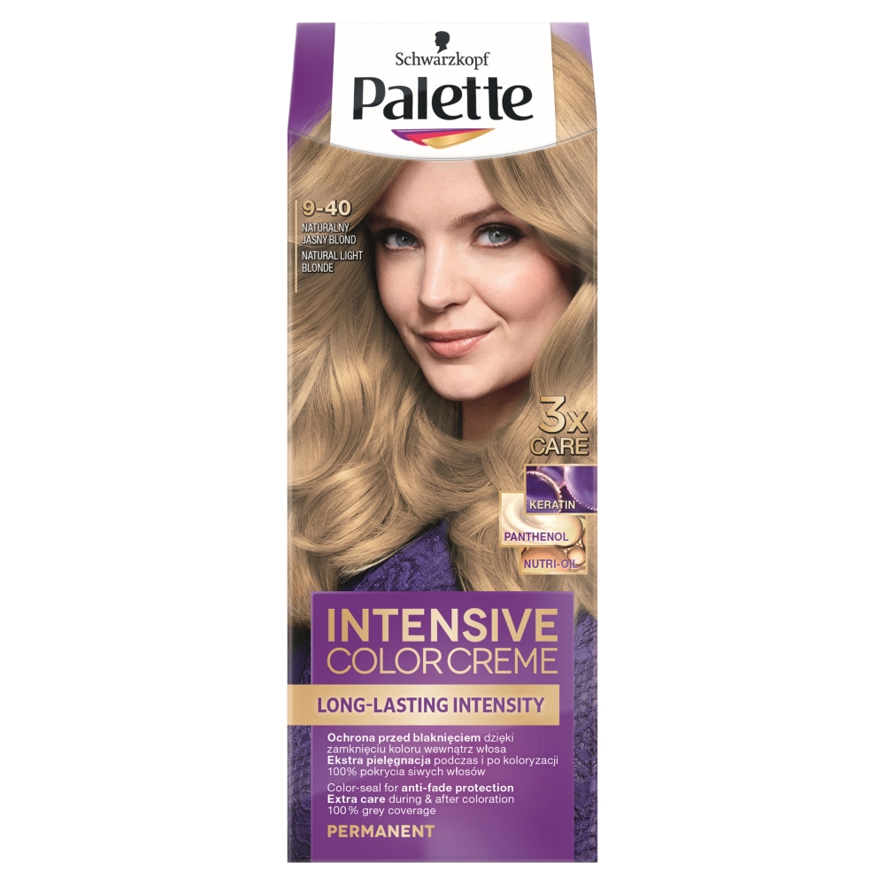 Farba  Do Włosów Naturalny Blond Palette9-40