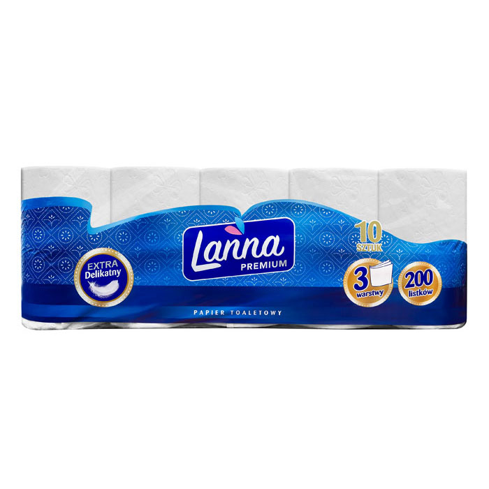 Lanna papier toaletowy 3w.10 rol.