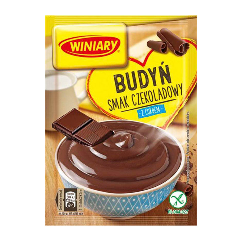 Budyń Czekoladowy  z Cukrem Winary 63g