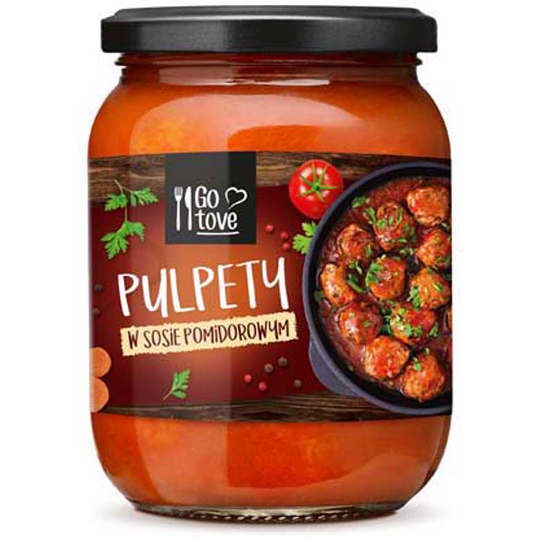 GoTove Pulpety w sosie pomidorowym 500g