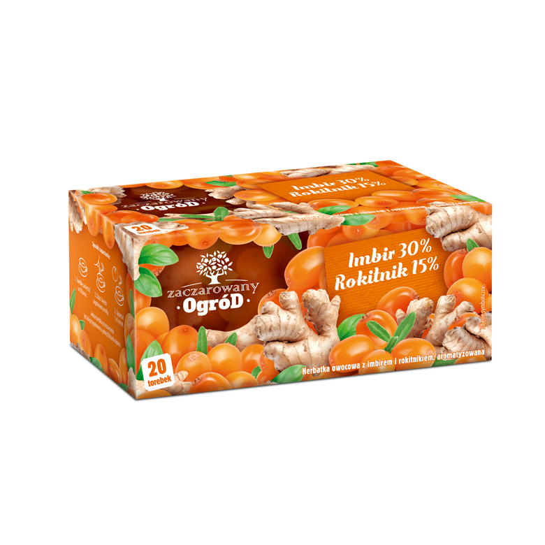 Herbatka owocowa imbir z rokitnikiem Zaczarowany Ogród 40g
