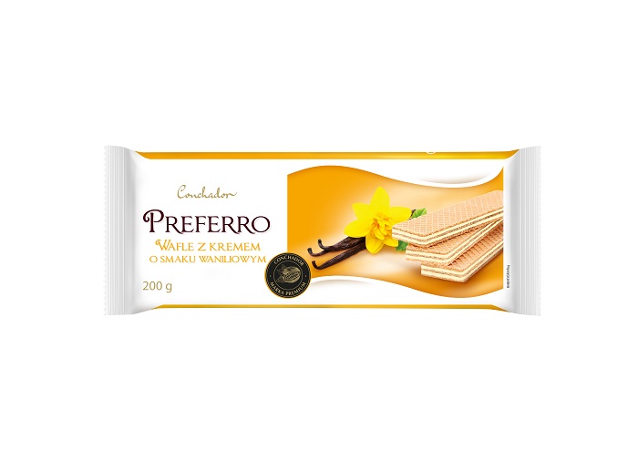 Preferro wafle waniliowe 200g