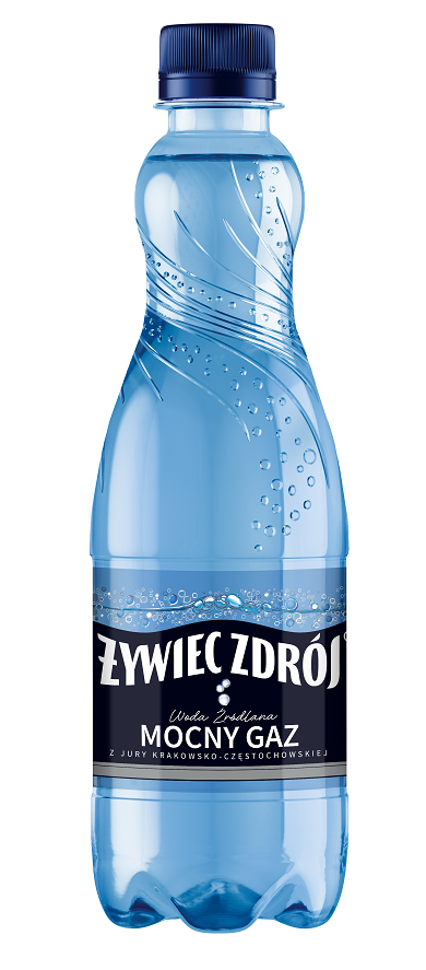 Woda źródlana gazowana Żywiec Zdrój 0,5l esklep.polomarket.pl