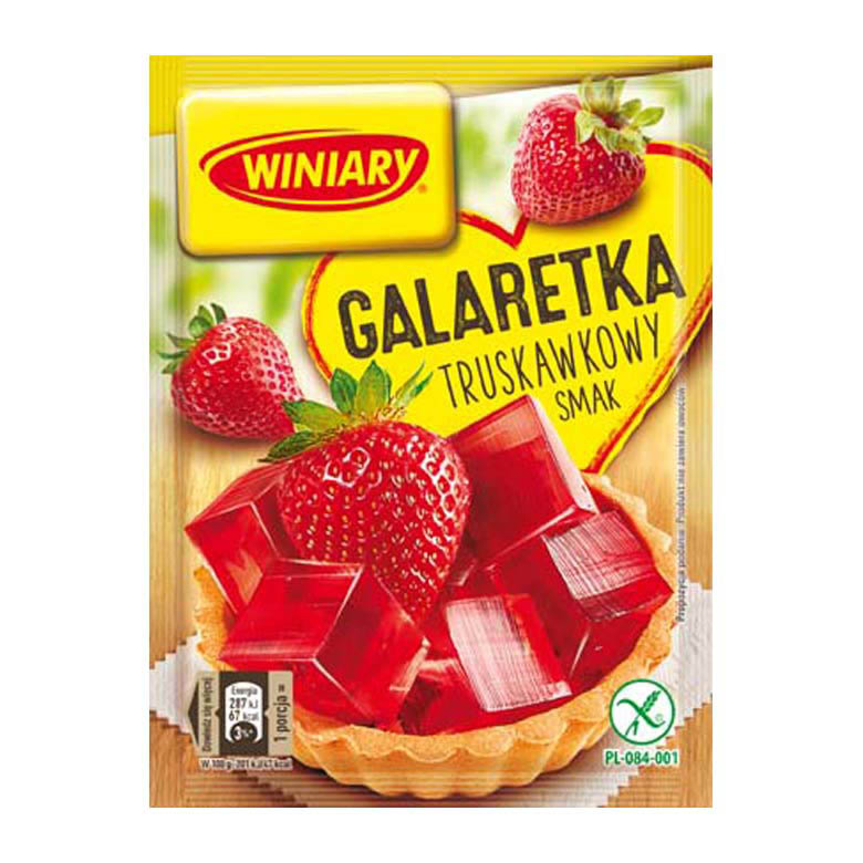 Galaretka Truskawkowa Winiary 71g esklep.polomarket.pl