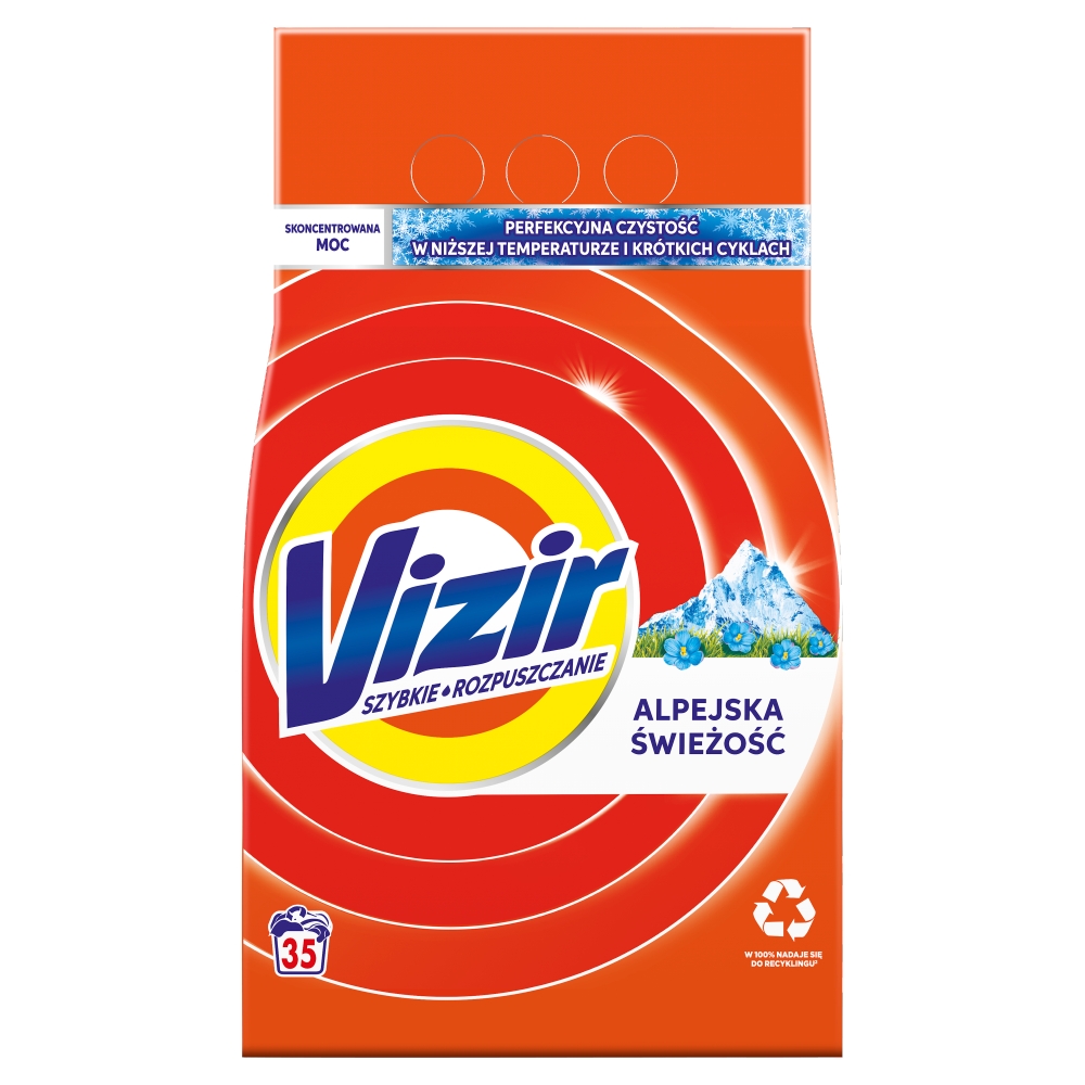 Proszek Vizir Alpine Fresh 35pr. 1,925kg esklep.polomarket.pl
