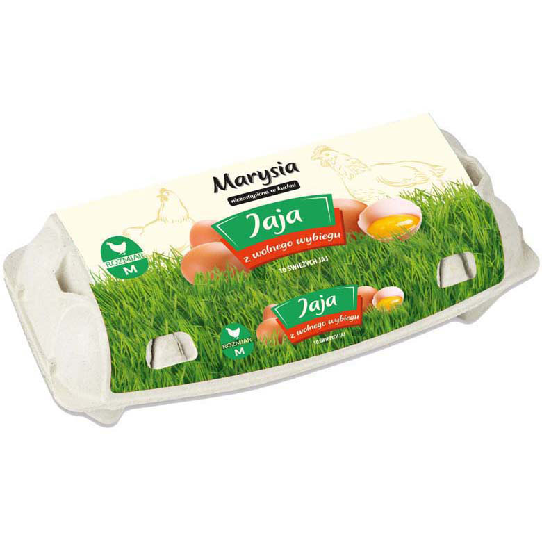Jaja M wolny wybieg Marysia 10szt