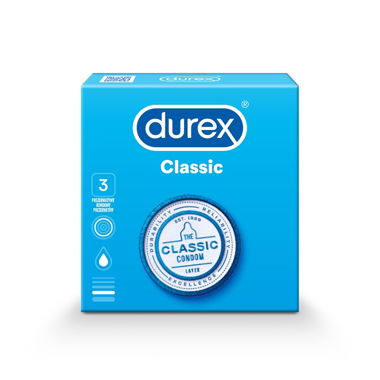 Prezerwatywy Durex Classic 3szt.