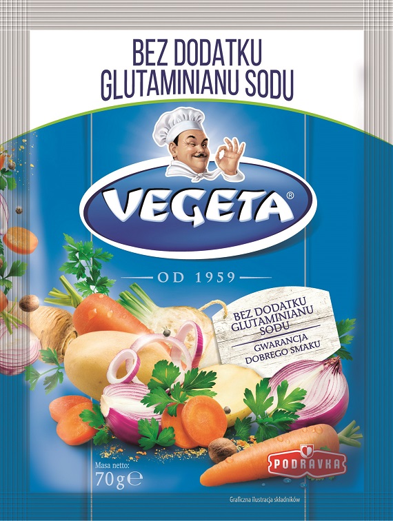 Przyprawa bez glutaminianu sodu Vegeta 70g