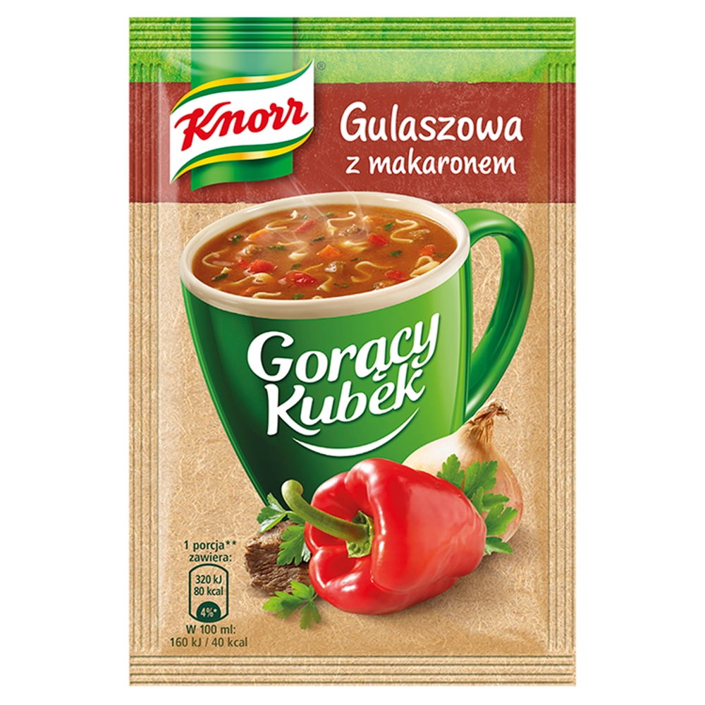 Zupa gulaszowa z makaronem Gorący Kubek