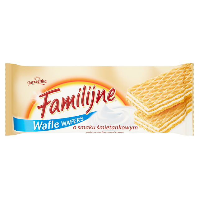 Wafle śmietankowe  Familijne 180g esklep.polomarket.pl